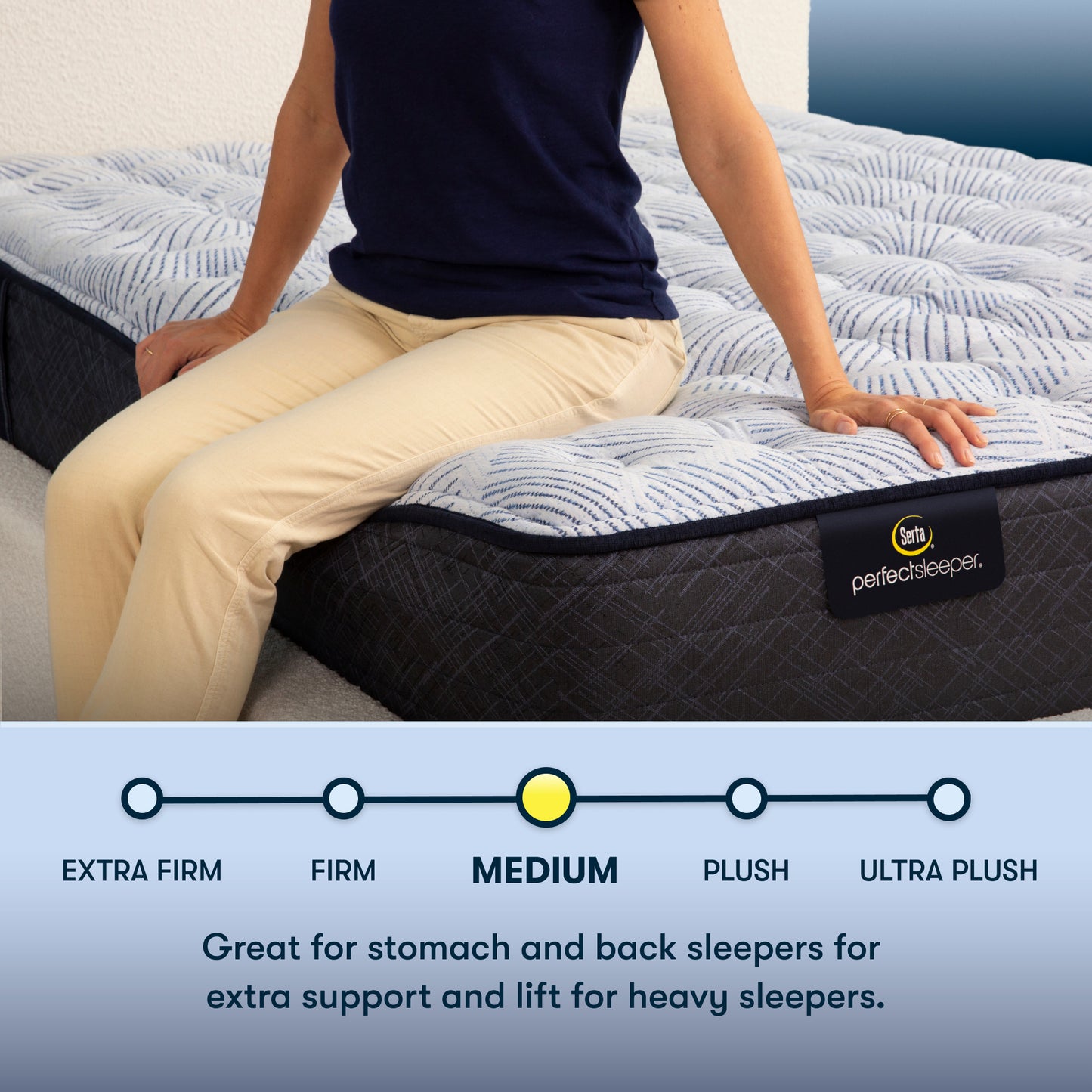 Perfect Sleeper Nurture Night 13.5" Medium Mattress