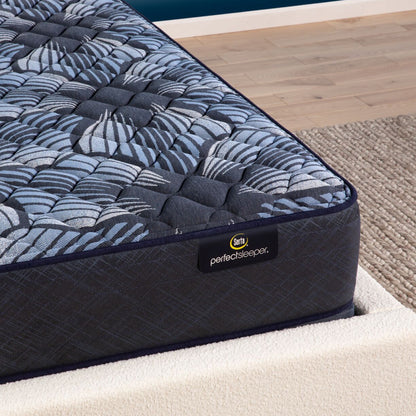 Corner view of the Serta Perfect Sleeper Sleep Excellence mattress in a bedroom | feel: Firm