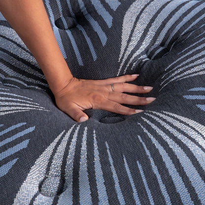 A hand pressing on the Serta Perfect Sleeper Sleep Excellence mattress showing it's firmness  | feel: plush